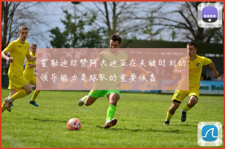 霍勒迪称赞阿夫迪亚在关键时刻的领导能力是球队的重要依靠