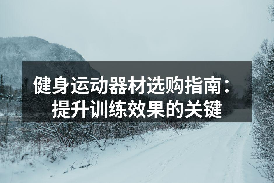 各种健身器材展示